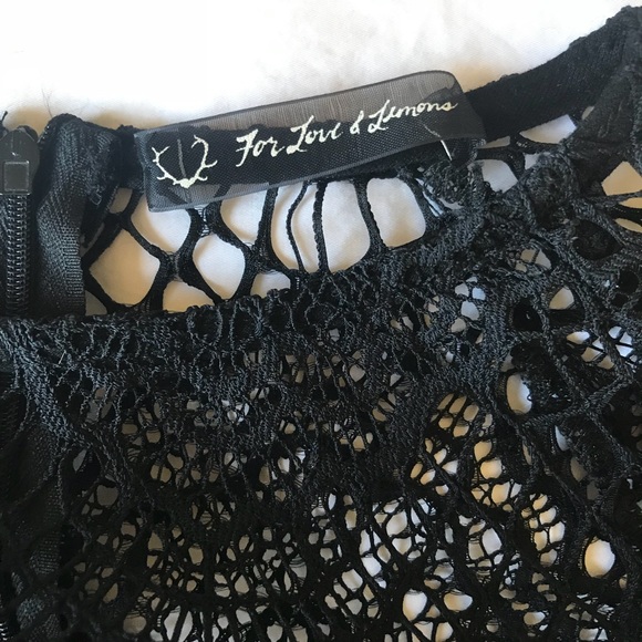 For ♥️&🍋s BLACK LACE SAMPLE DRESS🖤 - Picture 8 of 8